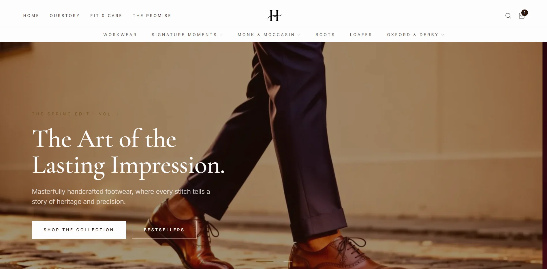 Handcrafted Shoes - Luxury Men's Leather Footwear — Arpit Kumar Web Portfolio Case Study
