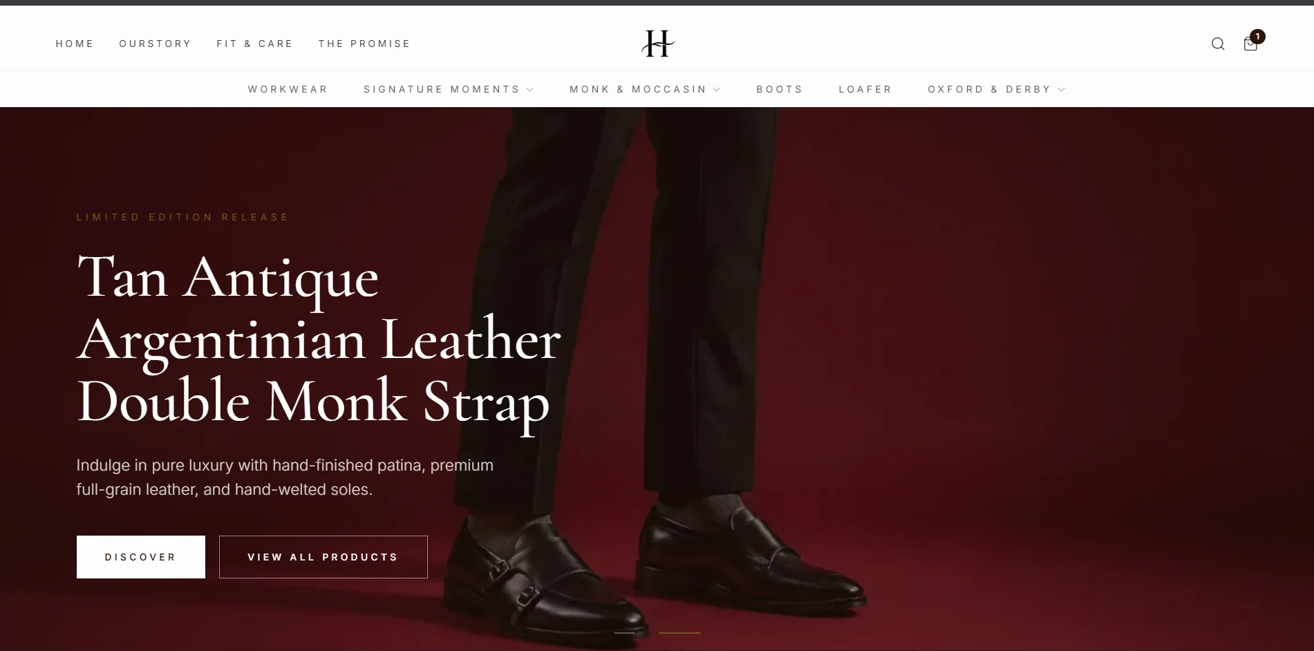 Handcrafted Shoes - Luxury Men's Leather Footwear — Arpit Kumar Web Project Preview