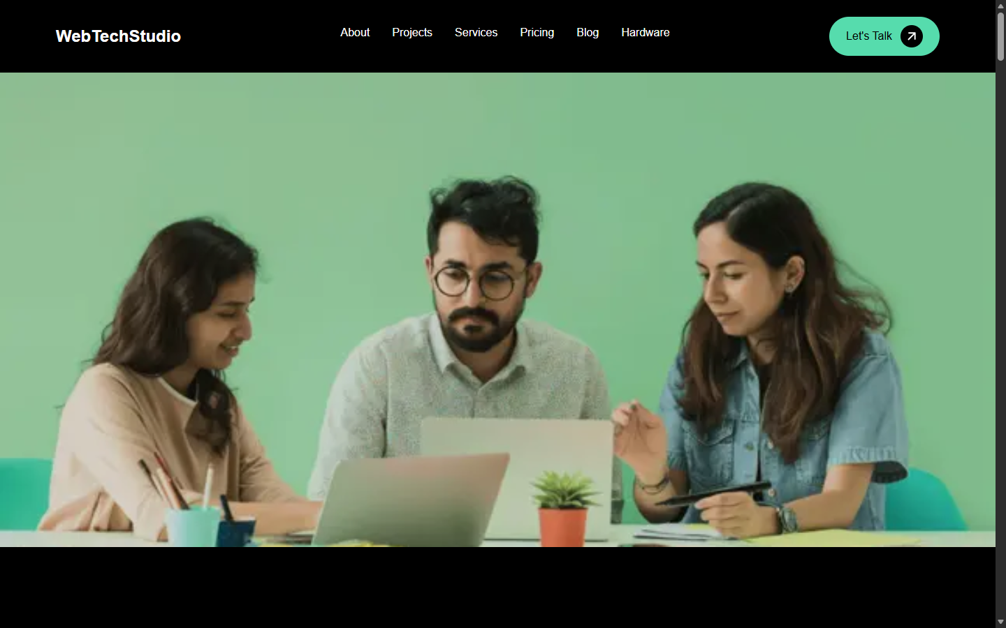 WebTech Studio - Official Agency Platform — Arpit Kumar Web Portfolio Case Study